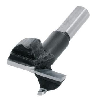 35mm drill bit RH Rotation on 10mm dia shank with flat, 57mm OAL