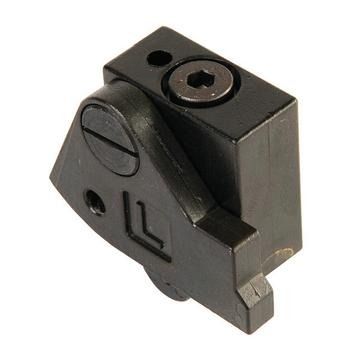 Narrow swivel stop LH to suit Blum MINIPRESS