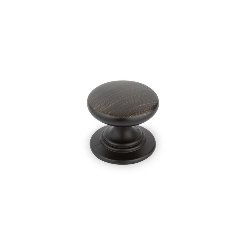 Windsor Round Knob, 32mm Diameter - Antique Black