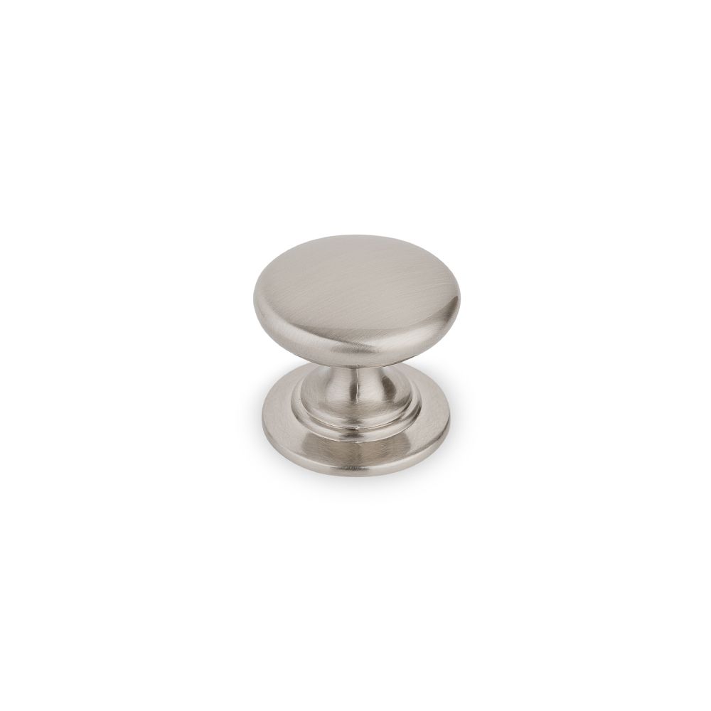 Windsor Round Knob, 32mm Diameter - Brushed Nickel