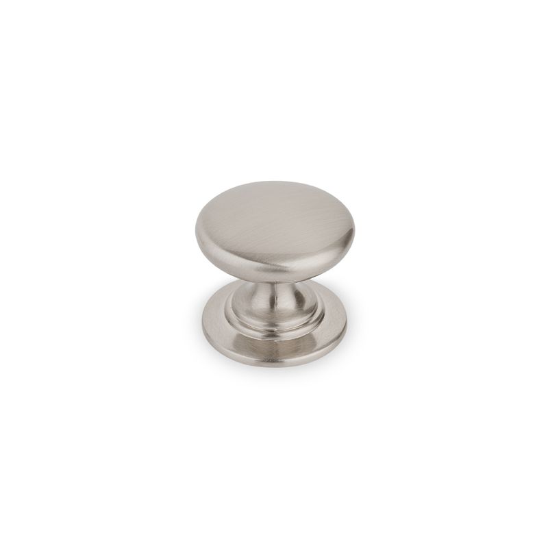 Windsor Round Knob, 32mm Diameter - Brushed Nickel