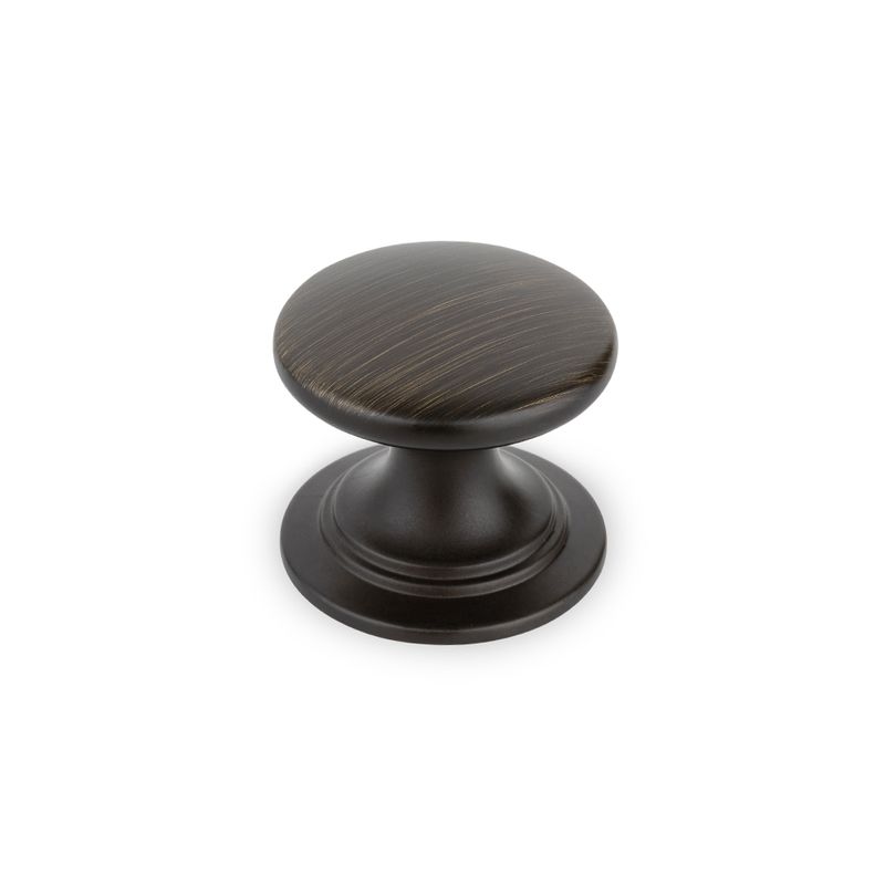 Windsor Round Knob, 38mm Diameter - Antique Black