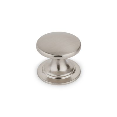 Windsor Round Knob, 38mm Diameter - Brushed Nickel
