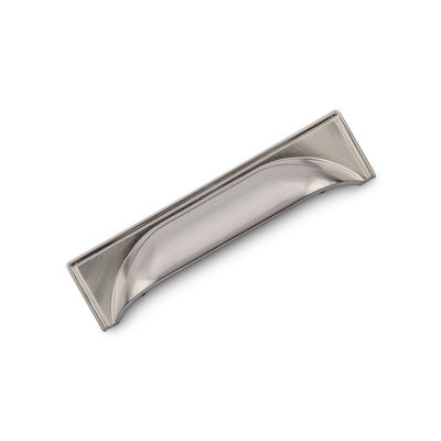 Windsor Cup Handle, 96mm Centres - Brushed Nickel