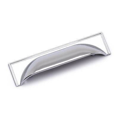 Windsor Cup Handle, 96mm Centres - Chrome