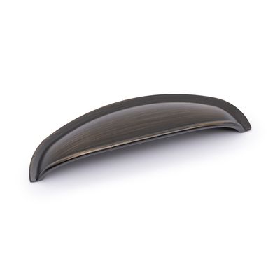 Camden Cup Handle, 96mm Centres - Antique Black