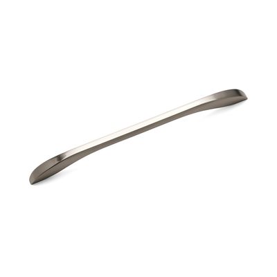Greenwich Bow Handle, 256mm Centres - Brushed Nickel