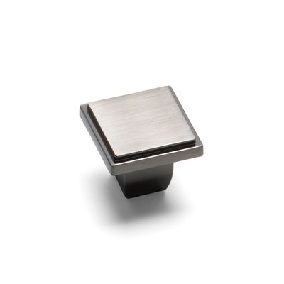 Westminster Square Knob - Pewter