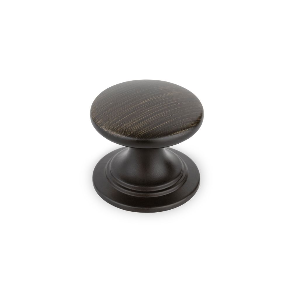 Windsor Round Knob, 38mm Diameter - Antique Black