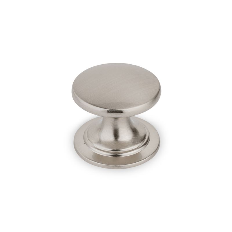 Windsor Round Knob, 38mm Diameter - Brushed Nickel