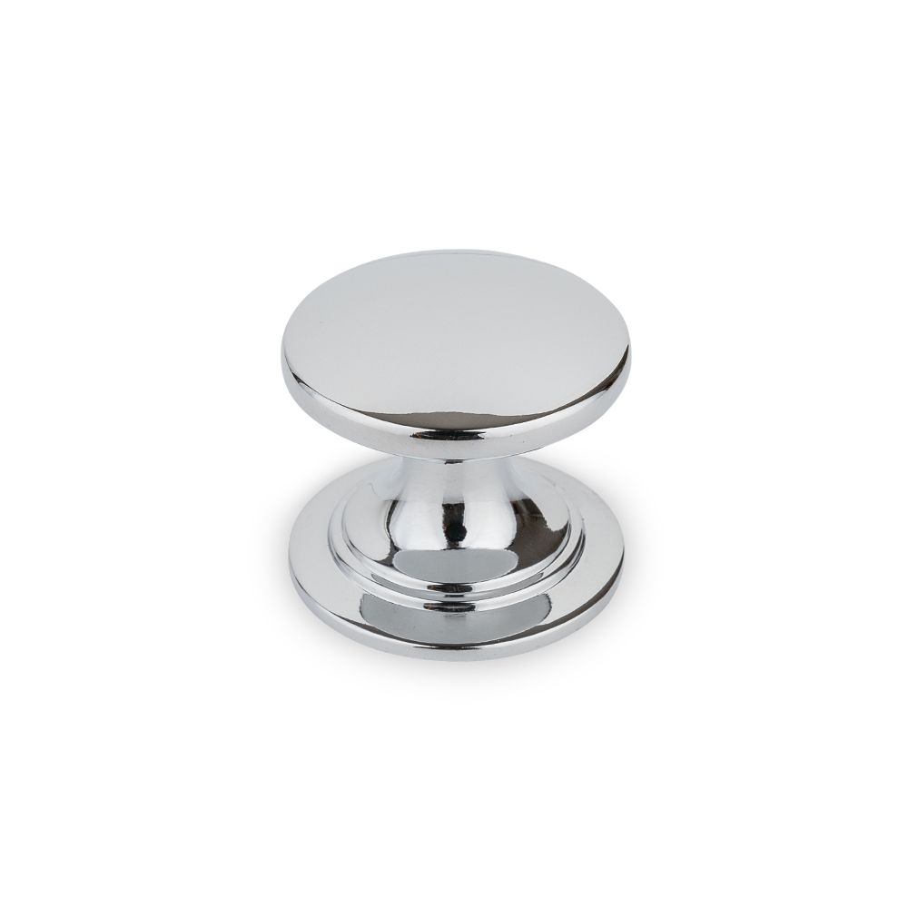 Windsor Round Knob, 38mm Diameter - Chrome