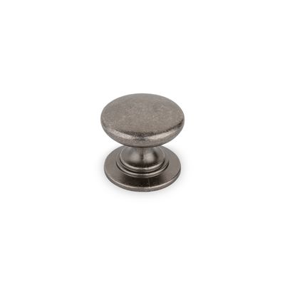 Windsor Round Knob, 32mm Diameter - Pewter