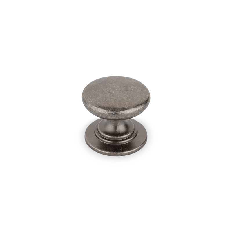 Windsor Round Knob, 32mm Diameter - Pewter