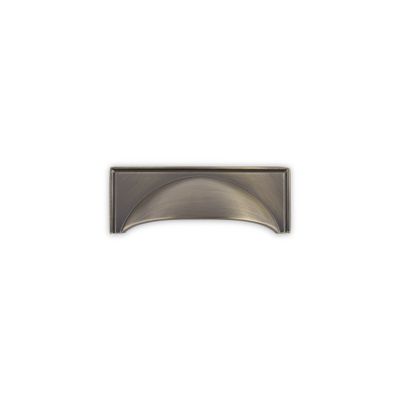 Windsor Cup Handle, 64mm Centres - Antique Brass