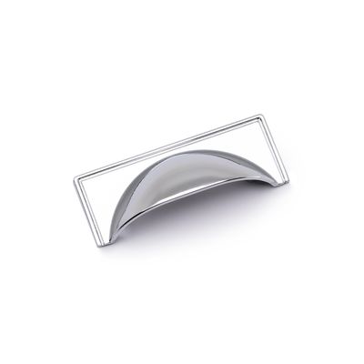 Windsor Cup Handle, 64mm Centres - Chrome
