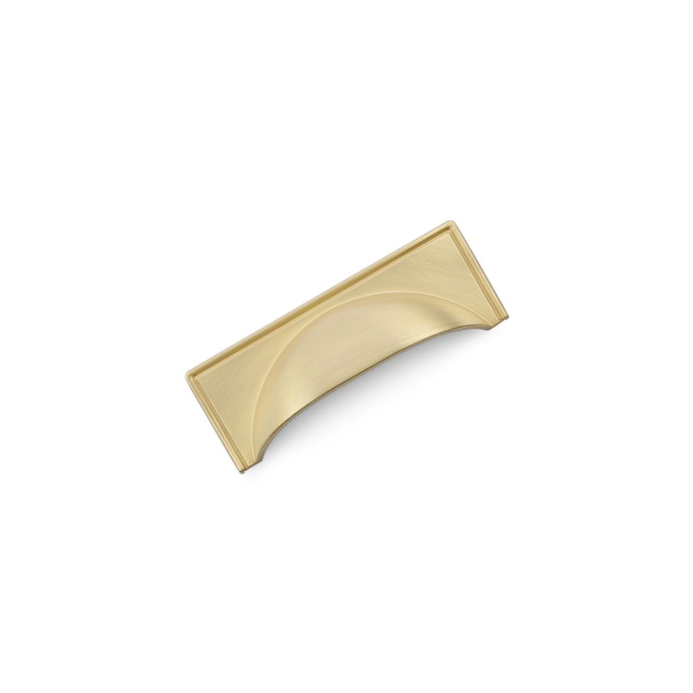 Windsor Cup Handle, 64mm Centres - Satin Brass