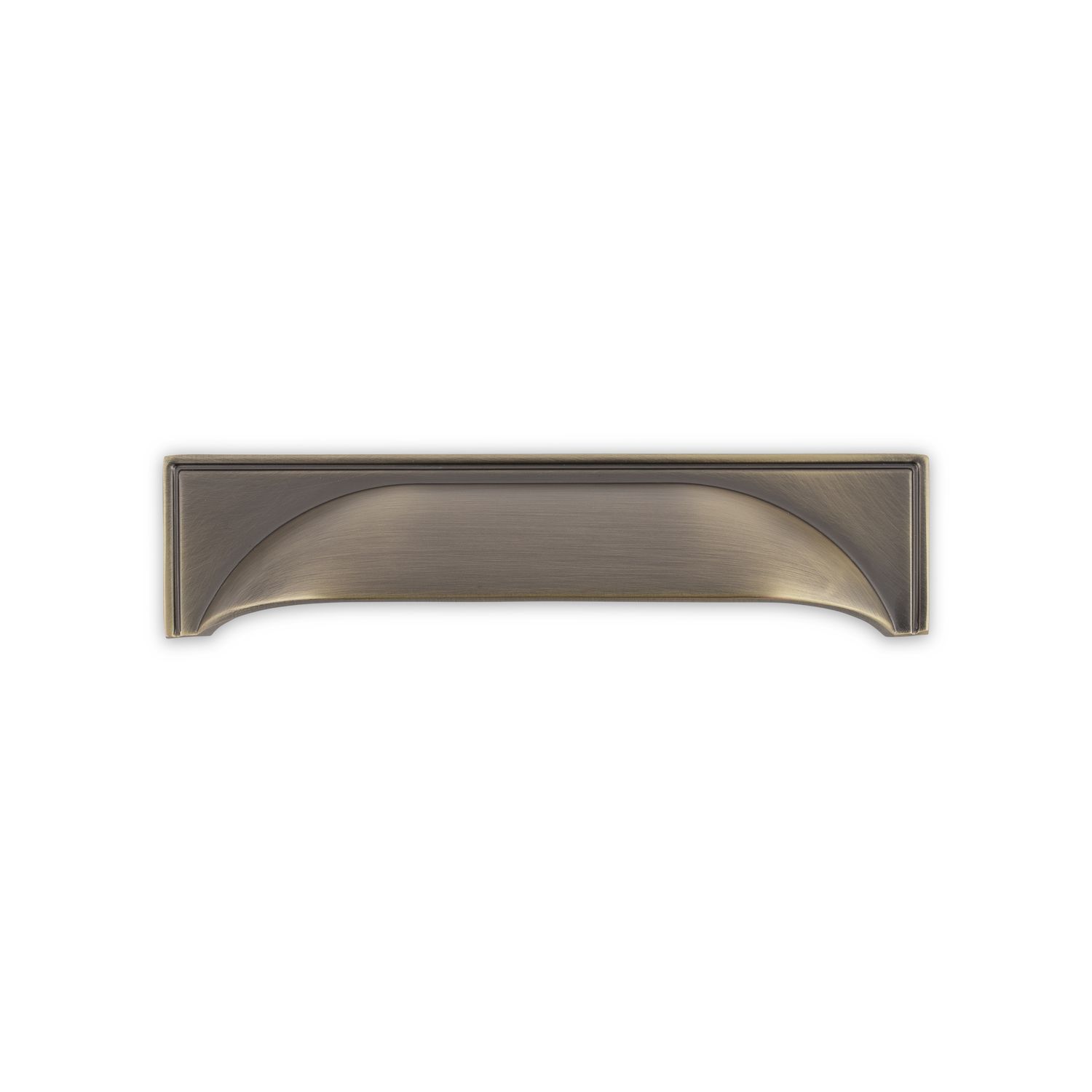 Windsor Cup Handle, 96mm Centres - Antique Brass