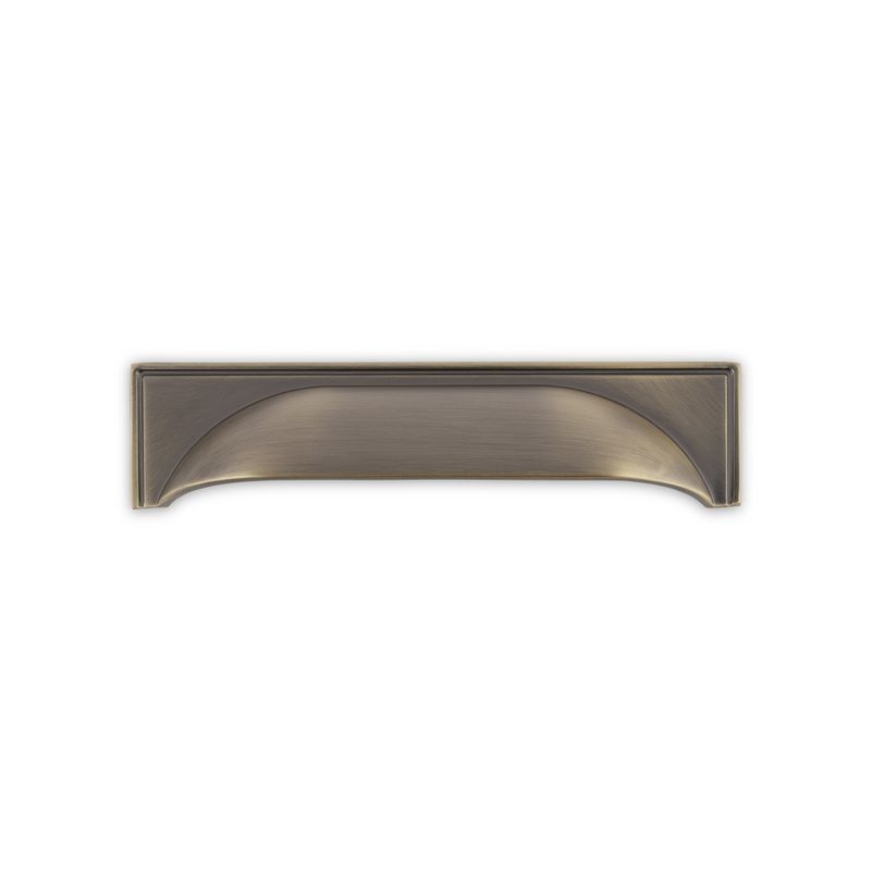 Windsor Cup Handle, 96mm Centres - Antique Brass