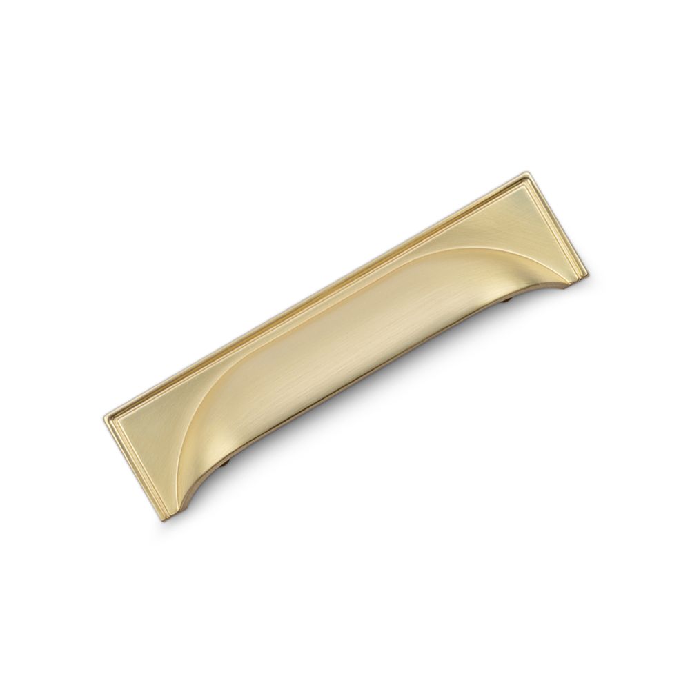 Windsor Cup Handle, 96mm Centres - Satin Brass
