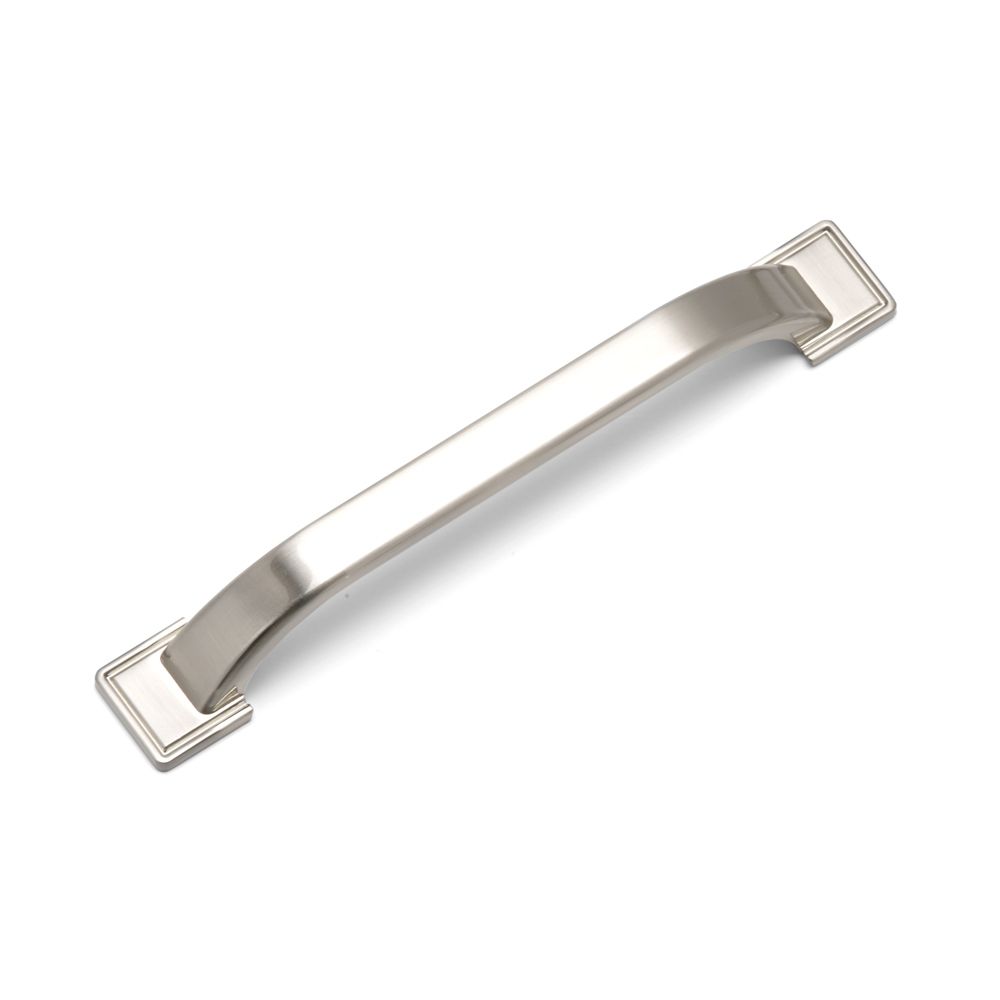 Windsor D Handle, 160mm Centres - Brushed Nickel