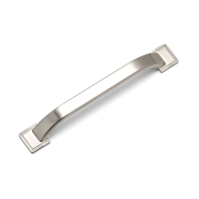 Windsor D Handle, 160mm Centres - Brushed Nickel