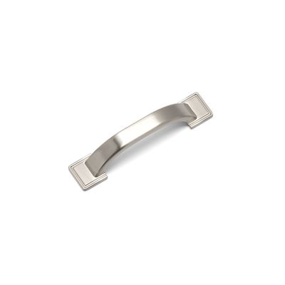 Windsor D Handle, 96mm Centres - Brushed Nickel