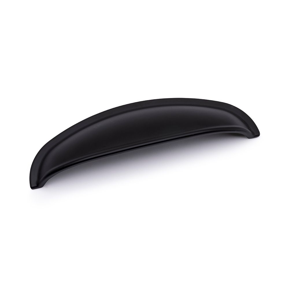 Camden Cup Handle, 96mm Centres - Matt Black