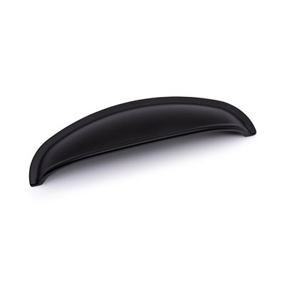Camden Cup Handle, 96mm Centres - Matt Black