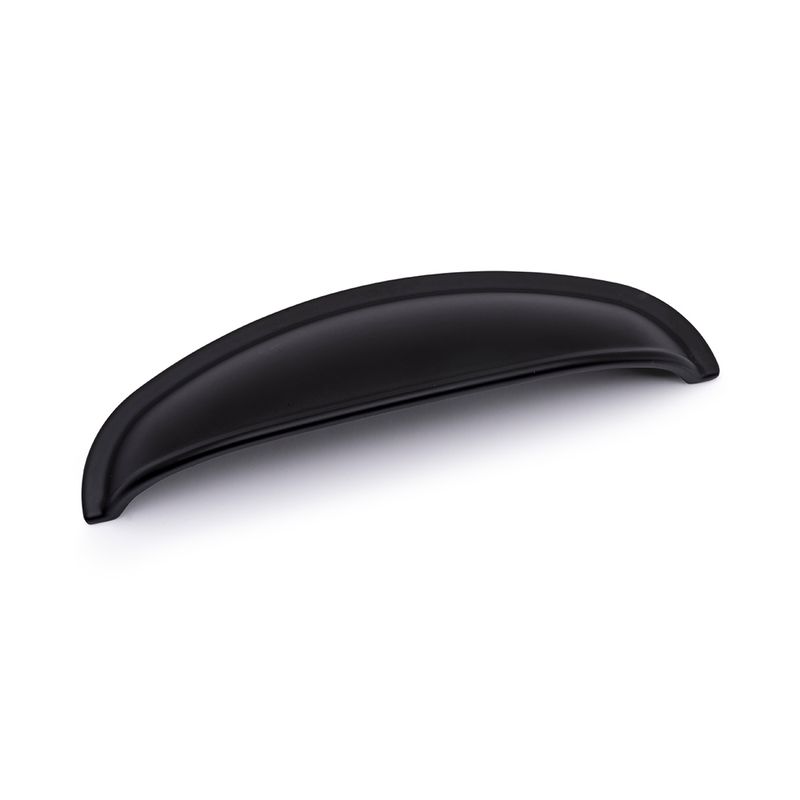 Camden Cup Handle, 96mm Centres - Matt Black