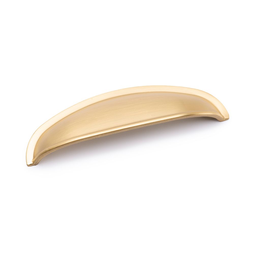 Camden Cup Handle, 96mm Centres - Satin Brass