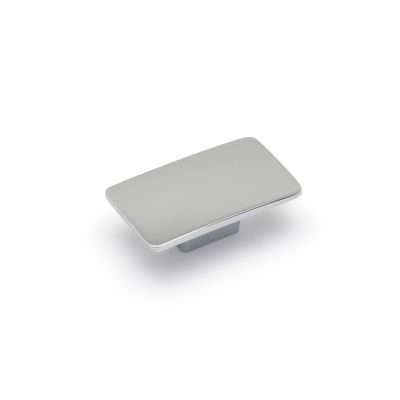 Camden Rectangular Knob - Chrome