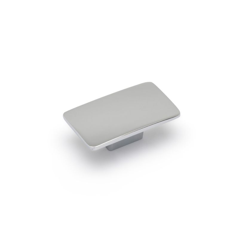 Camden Rectangular Knob - Chrome