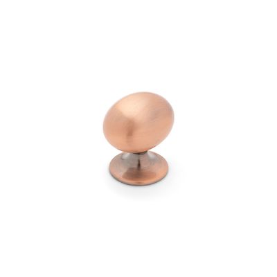 Camden Oval Knob - Antique Copper