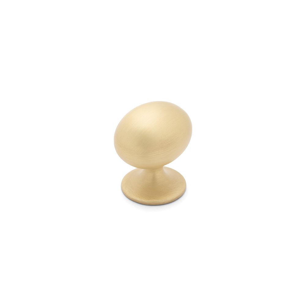 Camden Oval Knob - Satin Brass