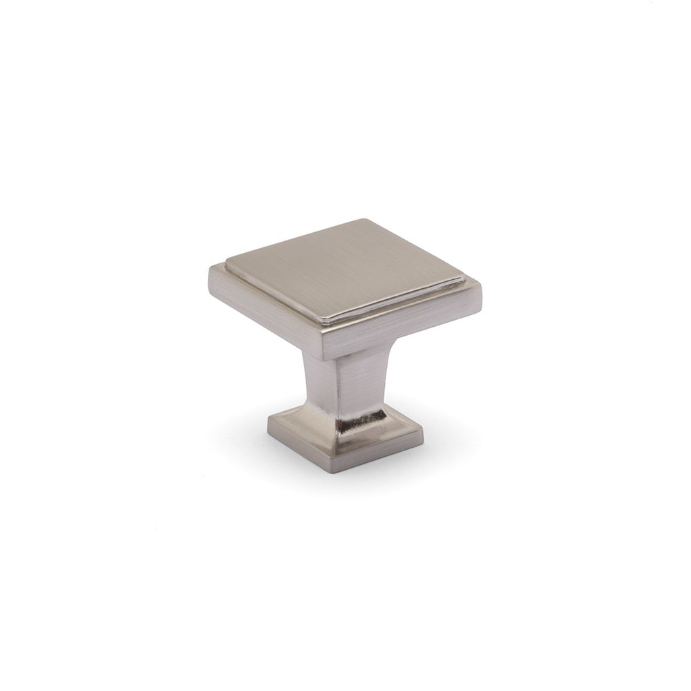 Ines Square Knob - Brushed Nickel