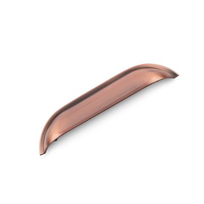 Windsor Shell Handle, 128mm Centres - Antique Copper