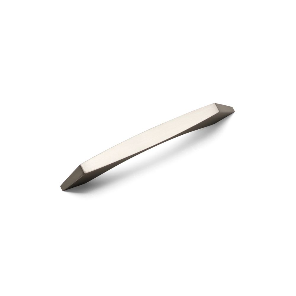 Wellington D Handle, 128mm Centres - Brushed Nickel