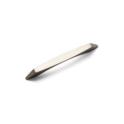 Wellington D Handle, 128mm Centres - Brushed Nickel
