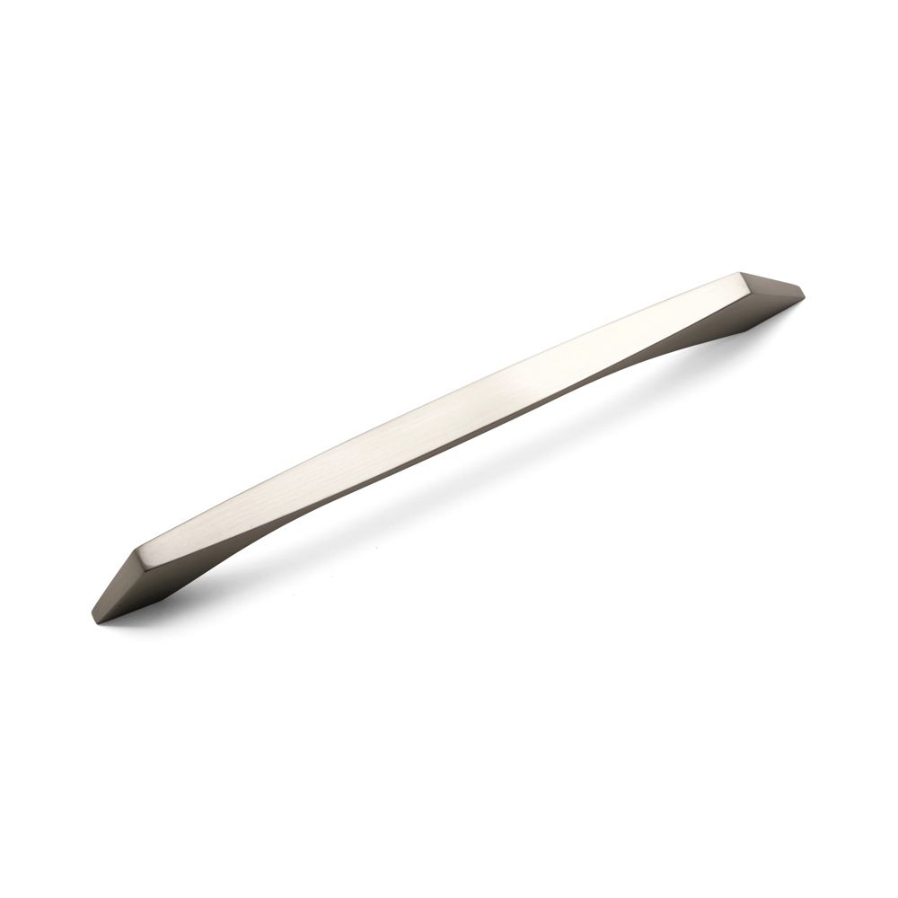 Wellington D Handle, 192mm Centres - Brushed Nickel