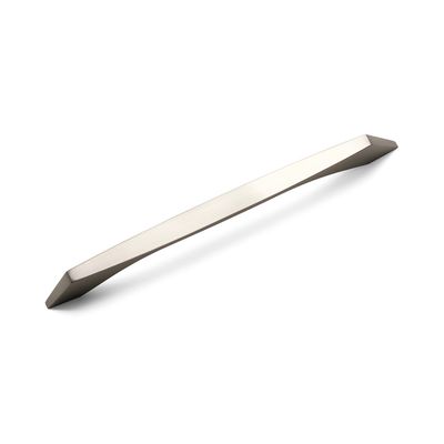 Wellington D Handle, 192mm Centres - Brushed Nickel