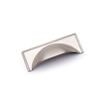 Windsor Cup Handle, 64mm Centres - Brushed Nickel