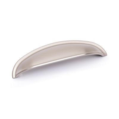 Camden Cup Handle, 96mm Centres - Brushed Nickel