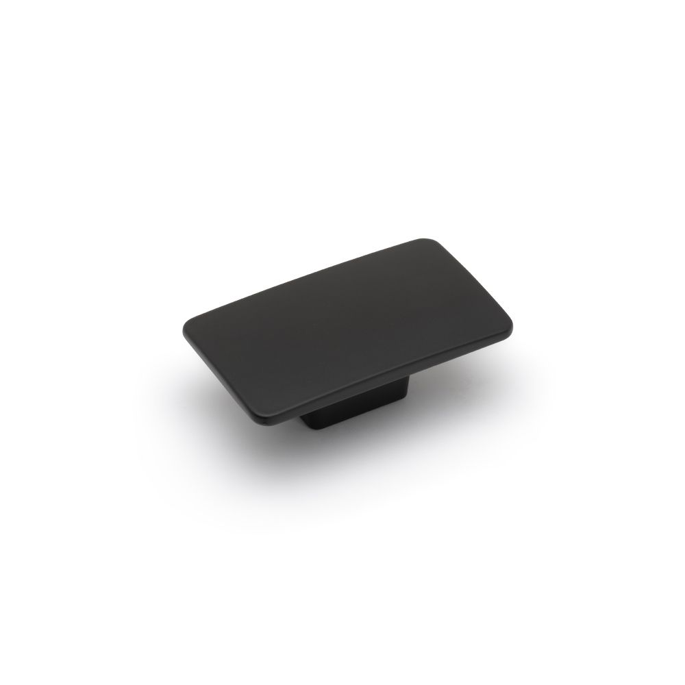 Camden Rectangular Knob - Matt Black