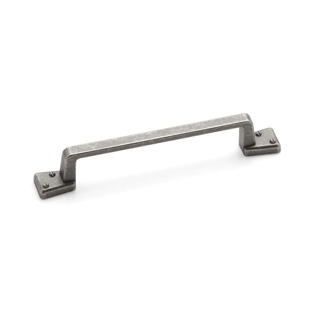 Brooks D Handle, 128mm Centres - Pewter