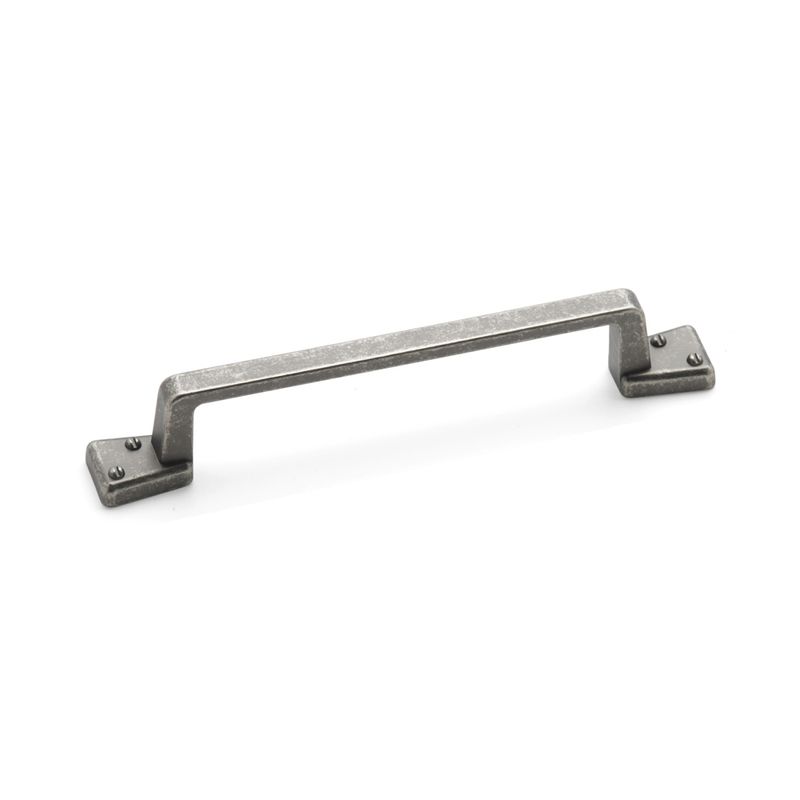 Brooks D Handle, 128mm Centres - Pewter