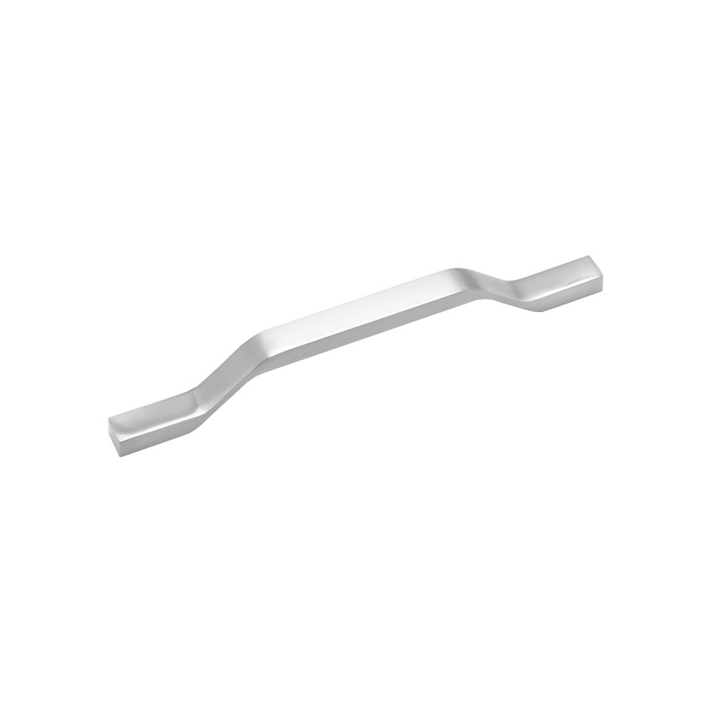 Soho Strap Handle, 160mm Centres - Brushed Nickel