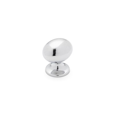 Camden Oval Knob - Chrome