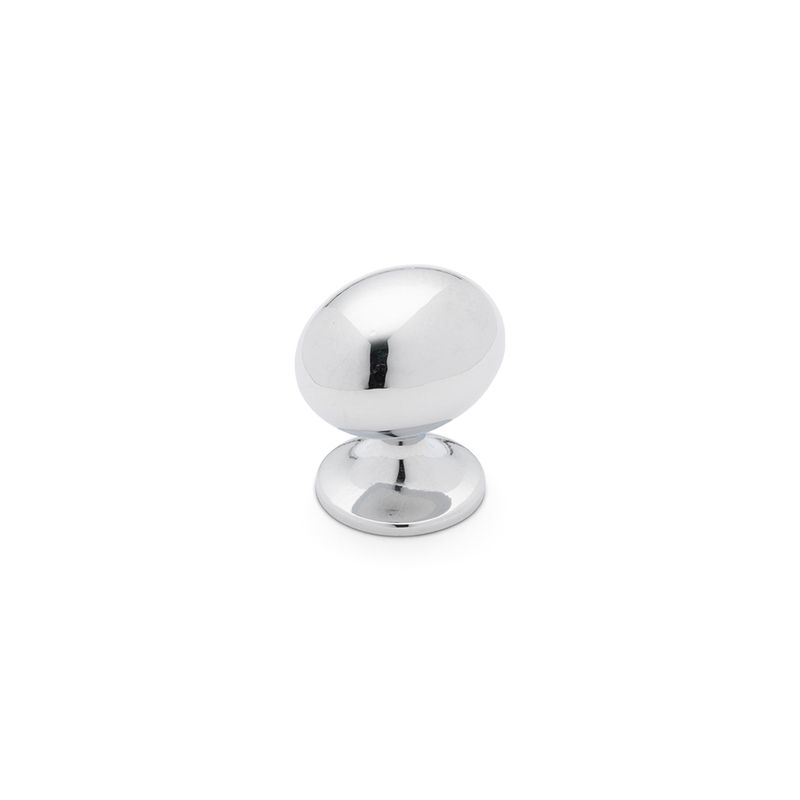 Camden Oval Knob - Chrome