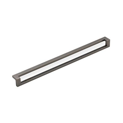 Deco Pull Handle, 320mm Centres - Pewter