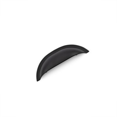 Windsor Shell Handle, 64mm Centres - Matt Black